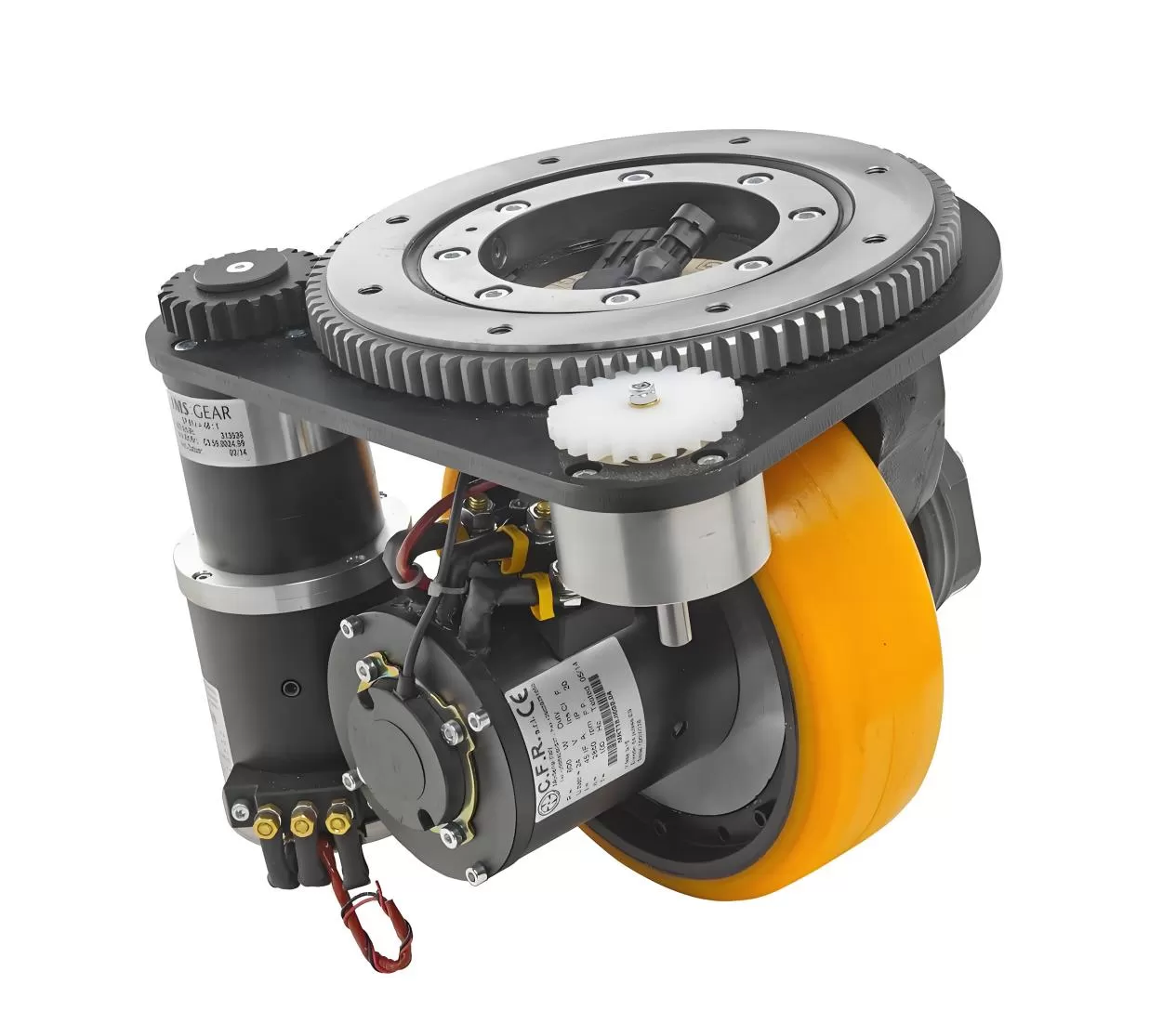 Spur Gear Slew Drive for AGV Steering Systems